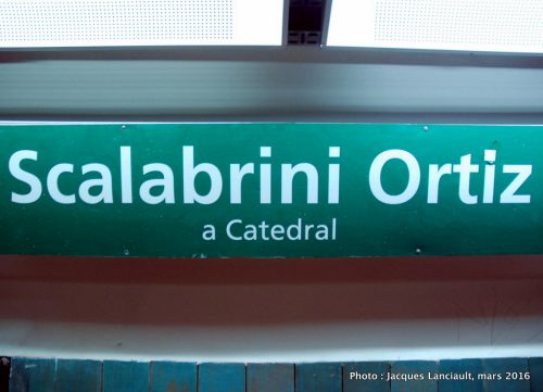 Subte Scalabrini Ortiz, Buenos Aires, Argentine