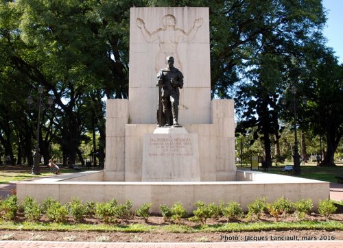 Don Pedro de Mendoza, parque Lezama, Buenos Aires, Argentine