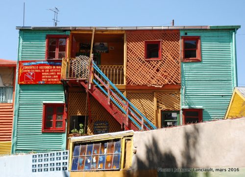 Caminito, barrio de La Boca, Buenos Aires, Argentine