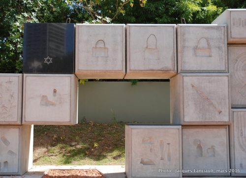 Monumento Nacional a la Memoria de las Víctimas del Holocausto, Parlermo, Buenos Aires, Argentine