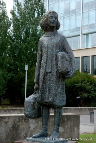 Anne Frank, Plaza Reina de Holanda, Puerto Madero, Buenos Aires, Argentine