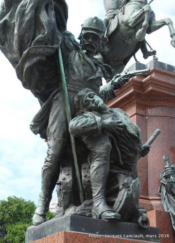 Monument au général San Martín et aux armées de l’indépendance, quartier Retiro, Buenos Aires, Argentine