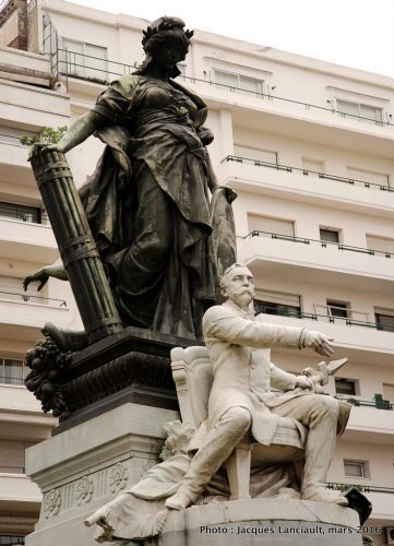 Monument Docteur Carlos Pellegrini, quartier Retiro, Buenos Aires, Argentine