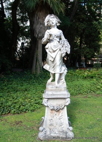 Canto de la Cosechadora, Jardín Botánico Carlos Thays, quartier Palermo, Buenos Aires, Argentine