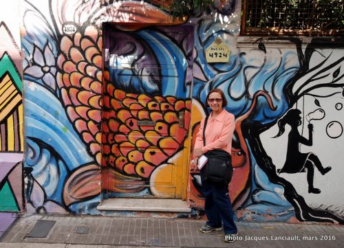 12 mars 2016 - Pasaje Russel, quartier Palermo Viejo, Buenos Aires, Argentine