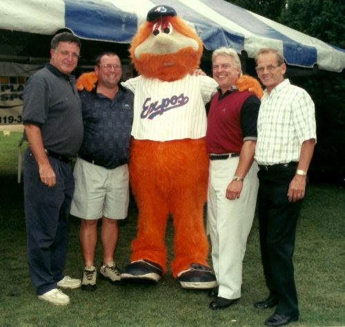 Clément Trottier, Michel Caron, Youpi, François Ferland et Marcel Lapierre