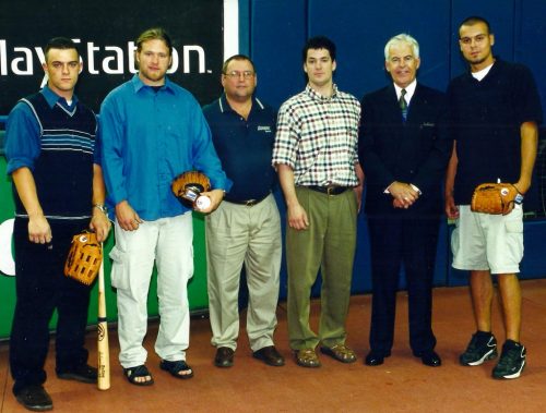 Nicolas Matte, Guy Roy, Michel Caron, Louis Vanier, et Nichel Simard