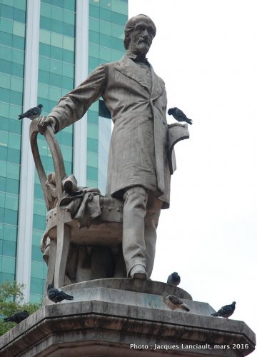 Monument à Giuseppe Mazzini, plaza Roma, Buenos Aires, Argentine