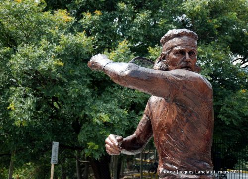 Guillermo Vilas, paseo de la Gloria, quartier Puerto Madero, Buenos Aires, Argentine
