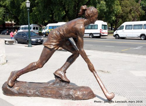 Luciana Aymar, paseo de la Gloria, quartier Puerto Madero, Buenos Aires, Argentine