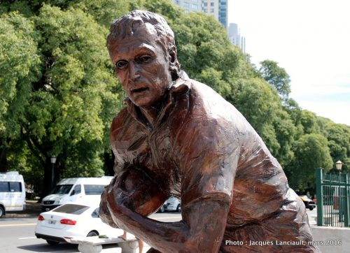 Hugo Porta, paseo de la Gloria, quartier Puerto Madero, Buenos Aires, Argentine