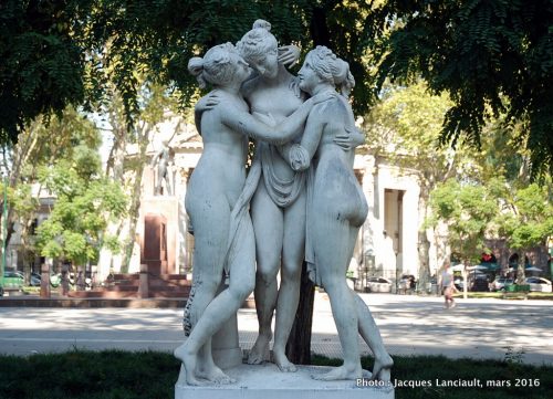 Les Trois Grâces, Plaza Manuel Belgrano, Buenos Aires, Argentine