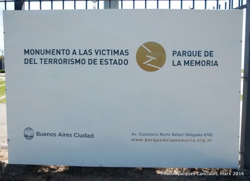 Parque de la Memoria, Buenos Aires, Argentine