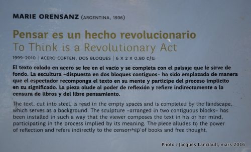 Parque de la Memoria, Buenos Aires, Argentine