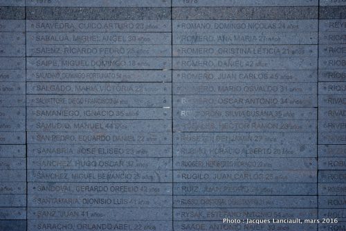 Parque de la Memoria, Buenos Aires, Argentine