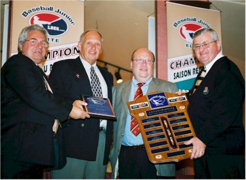 Gilles Simard, Alan Swick, Réal Lajoie et Denis Gingras