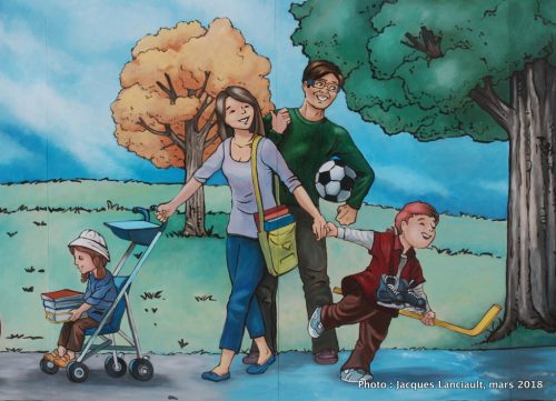 Fresque des citoyens, Boisbriand, Québec