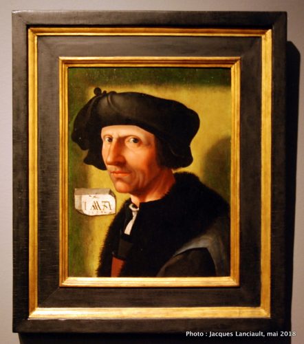 Autoportrait de Jacob Cornelisz van Oostsanen, Rijksmuseum, Amsterdam, Pays-Bas