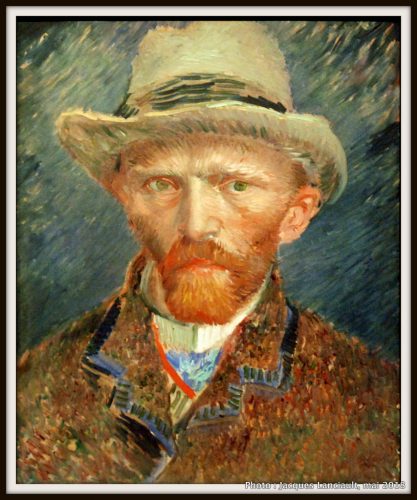 Autoportrait de Vincent Van Gogh, Rijksmuseum, Amsterdam, Pays-Bas