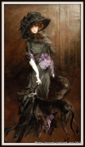 Marquise Luisa Casate avec son lévrier, Rijksmuseum, Amsterdam, Pays-Bas