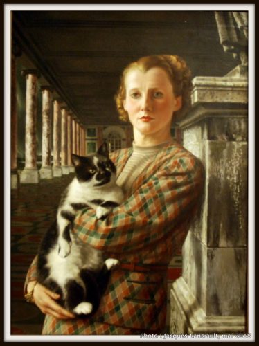 Wilma avec son chat, Rijksmuseum, Amsterdam, Pays-Bas