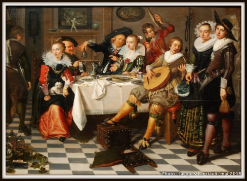 Joyeuse compagnie, Rijksmuseum, Amsterdam, Pays-Bas