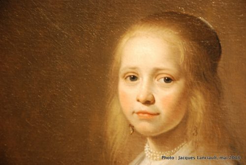  Portrait d’une jeune fille habillée en bleu, Rijksmuseum, Amsterdam, Pays-Bas