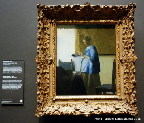 La Femme en bleu lisant une lettre, Rijksmuseum, Amsterdam, Pays-Bas