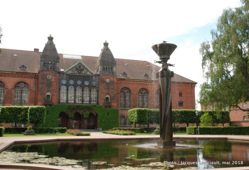 Jardin de la bibliothèque royale, Copenhague, Danemark