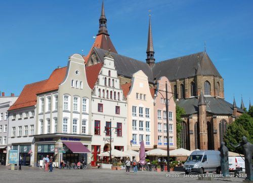 Marienkirche, Neuer Markt, Rostock, Allemagne