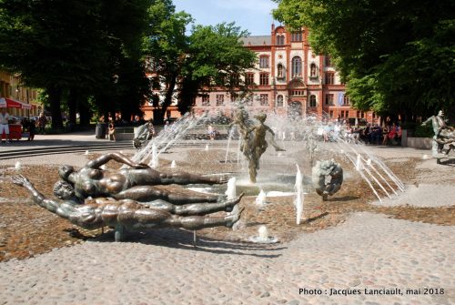 Brunnen der Lebensfreude, Kröpeliner Straße, Rostock, Allemagne