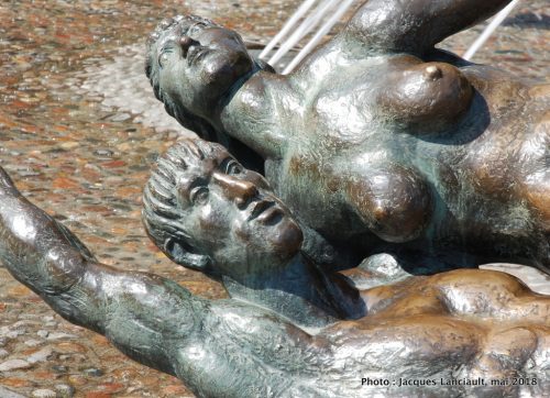 Brunnen der Lebensfreude, Kröpeliner Straße, Rostock, Allemagne