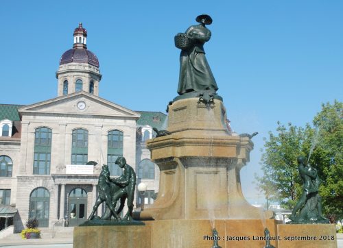 La fermière, fontaine allégorique, Alfred Laliberté, Montréal, Québec
