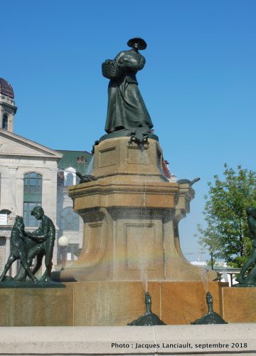 La fermière, fontaine allégorique, Alfred Laliberté, Montréal, Québec