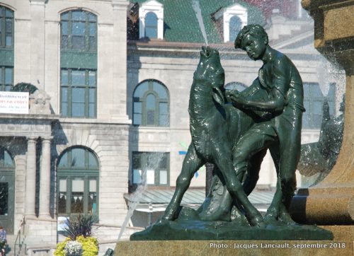 La fermière, fontaine allégorique, Alfred Laliberté, Montréal, Québec