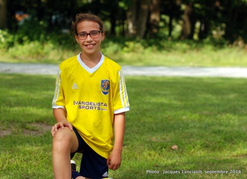 Chloé, Tournoi de soccer de Granby, Québec