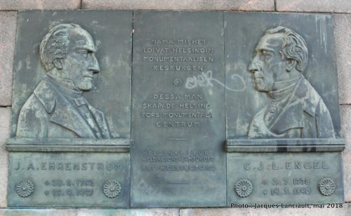 Plaque commémorative, Helsinki, Finlande