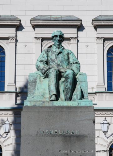 Johan Vilhelm Snellman, Helsinki, Finlande