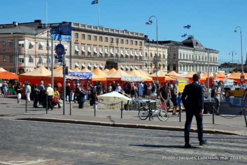 Place du marché, Helsinki, Finlande
