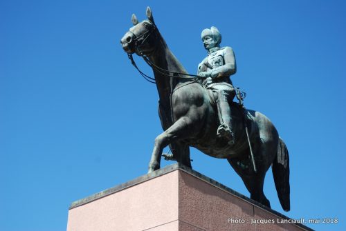 Statue équestre du maréchal Mannerheim, Helsinki, Finlande