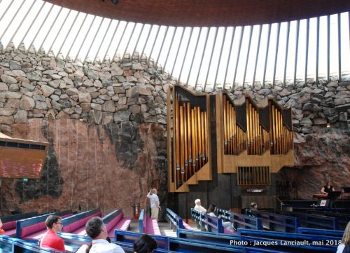 Église Temppeliaukio, Helsinki, Finlande