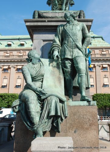 Monument Gustav II Adolf, Stockholm, Suède