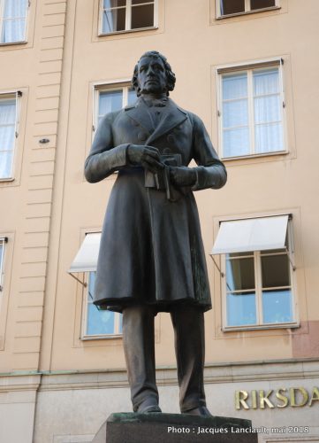 Lars Johan Hierta, Stockholm, Suède