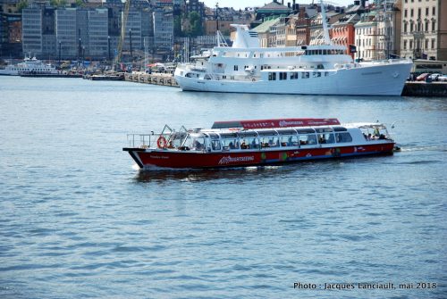 Vue de Skeppsholmsbron, Stockholm, Suède 