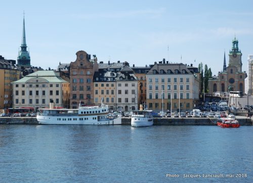 Vue de Skeppsholmsbron, Stockholm, Suède 