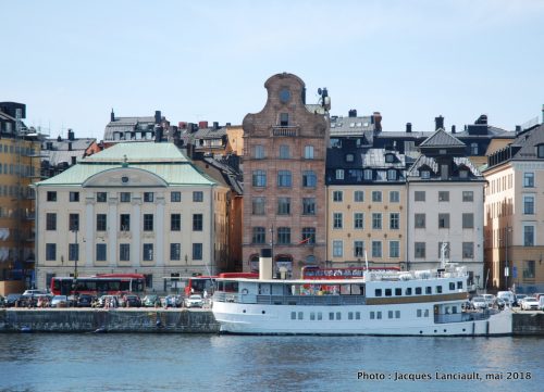 Vue de Skeppsholmsbron, Stockholm, Suède 