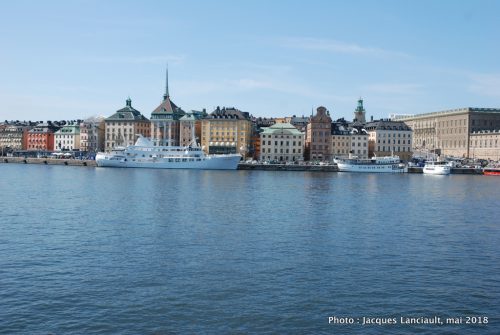 Vue de Skeppsholmsbron, Stockholm, Suède 