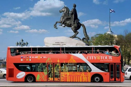 City Tour Bus, Saint-Pétersbourg, Russie