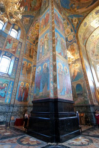 Église du Sauveur sur-le sang-versé, Saint-Pétersbourg, Russie