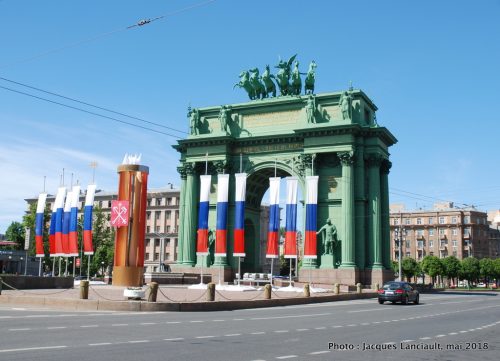 Arc de triomphe de Narva, Saint-Pétersbourg, Russie
